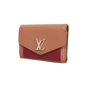 Louis Vuitton Trifold Wallet Portefeuille My Lock Me Compact M62948 Rose Boudoir