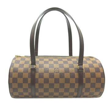 LOUIS VUITTON Papillon Without GM Pouch Women's Handbag N51303 Damier Ebene [Brown]