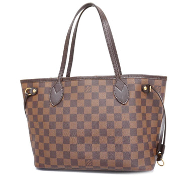 LOUIS VUITTON Tote Bag Damier Neverfull PM N51109 Brown Ladies