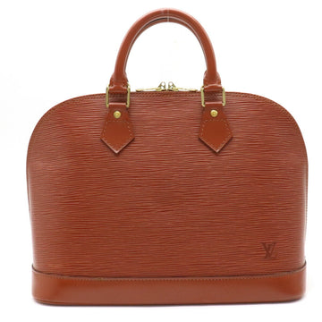 Louis Vuitton Epi Alma Handbag Leather Kenya Brown M52143