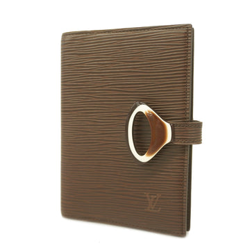 LOUIS VUITTONAuth  Epi Planner Cover Mocha Notebook Cover Agenda PM R2009D