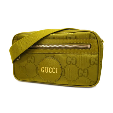 GUCCIAuth  Off The Grid 625599 Women's GG Canvas Shoulder Bag Khaki