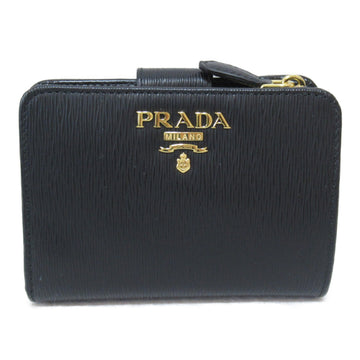 PRADA wallet Black leather Safiano 1ML0182B6PF0002