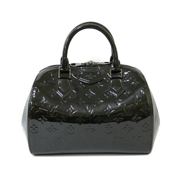 Louis Vuitton Montana Monogram Verni Handbag Black Ladies