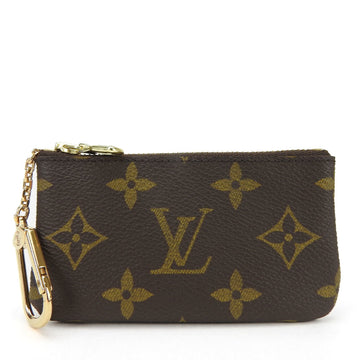 LOUIS VUITTON Coin Case Key Pochette Cle M62650 Monogram Leather Purse Ring Accessory Women's Men's LV  coin case leather