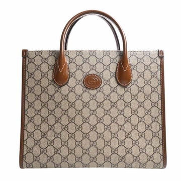 GUCCI GG Supreme Small Tote Bag 659983 Beige/Brown