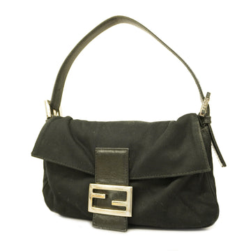 FENDIAuth  Mamma Bucket Women's Nylon Handbag Black