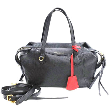 TORY BURCH Perry Satchel Handbag Shoulder Black Bicolor Ladies
