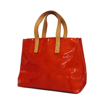 LOUIS VUITTONAuth  Monogram Vernis Lead PM M91088 Women's Handbag Rouge