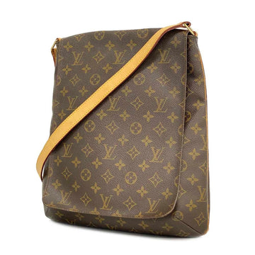 LOUIS VUITTON Shoulder Bag Monogram Musette M51256 Brown Ladies