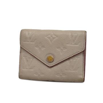 LOUIS VUITTONAuth  Monogram Empreinte Portefeuille Victorine Blume M69141 Wallet