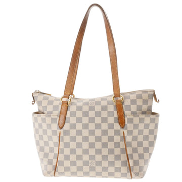 LOUIS VUITTON Damier Azur Totally PM White N51261 Women's Canvas Tote Bag