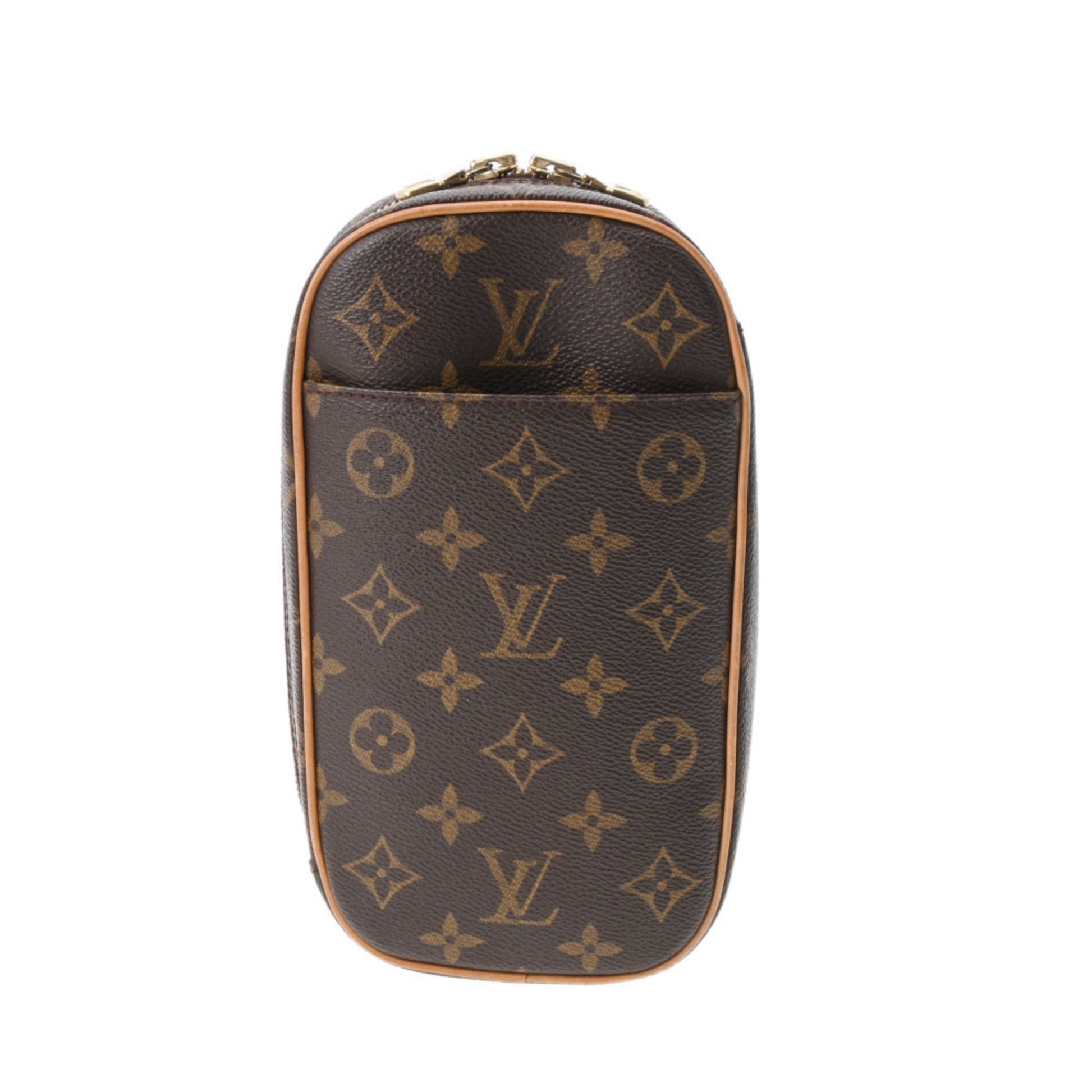Louis Vuitton Body Bag Monogram Pochette Ganju M51870 Brown