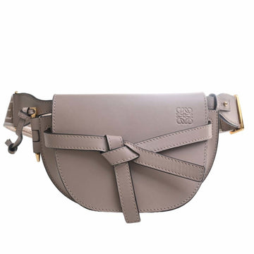 LOEWE Leather Gate Dual Bag Shoulder A650N46X13 Beige Ladies