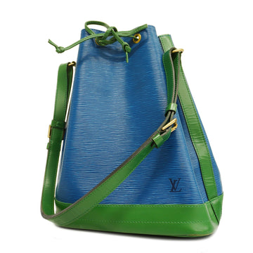 LOUIS VUITTONAuth  Epi Noe M44044 Shoulder Bag Borneo Green,Toledo Blue