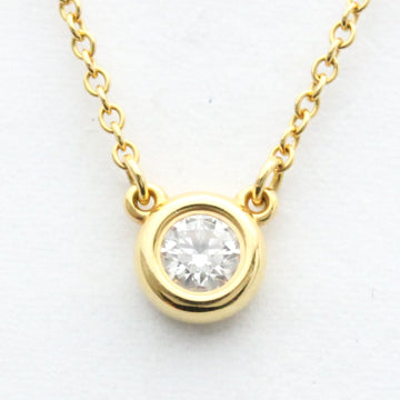 TIFFANY Elsa Peretti Diamonds By The Yard 18K Yellow Gold YG Necklace BF558783