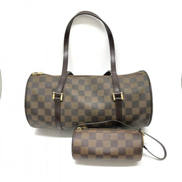 LOUIS VUITTON Damier Papillon 30 [with pouch] N51303  tubular handbag