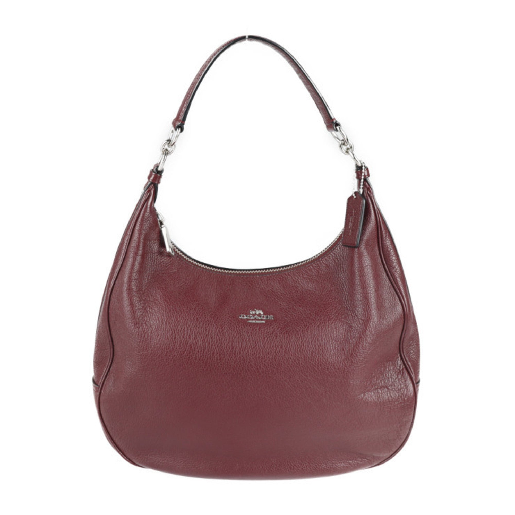 COACH Harley Hobo shoulder bag F38259 leather Bordeaux semi shoulder