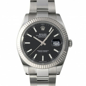 ROLEX Datejust 41 126334 black dial watch men