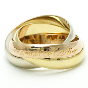 CARTIER Trinity Pink Gold [18K],White Gold [18K],Yellow Gold [18K] Fashion No Stone Band Ring Gold