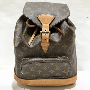 LOUIS VUITTON Monogram Monsouris MM M51136 Bag Backpack Men Women