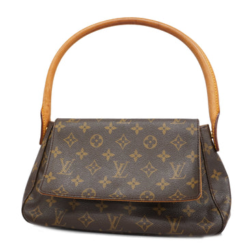 LOUIS VUITTONAuth  Monogram Mini Looping M51147 Women's Shoulder Bag