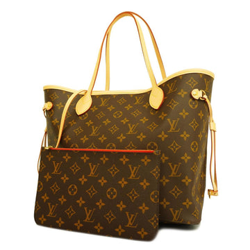 LOUIS VUITTON Tote Bag Monogram Neverfull MM Sleeves M41177 Brown Ladies