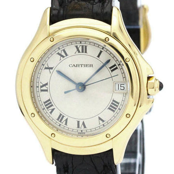 CARTIERPolished  Panthere Cougar 18K Gold Quartz Ladies Watch 887921 BF562508