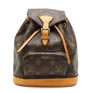 Louis Vuitton Mini Montsouris Women's Backpack Daypack M51137 Monogram Brown