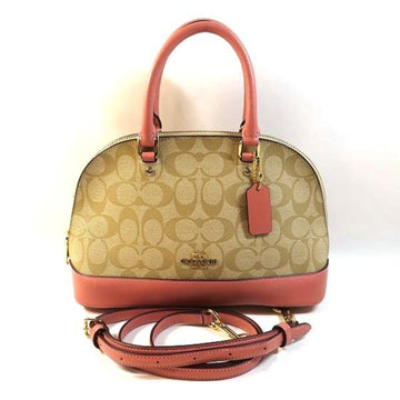 COACH Signature F27583 2way bag handbag shoulder ladies