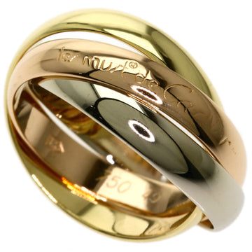 Cartier Trinity # 49 Ring / K18 Yellow Gold K18WG K18PG Ladies CARTIER