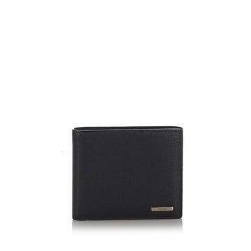 Fendi folio wallet black leather men FENDI