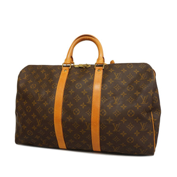 LOUIS VUITTONAuth  Monogram Keepol 45 M41428 Men,Women,Unisex Boston Bag