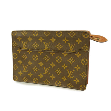 LOUIS VUITTON Clutch Bag Monogram Pochette Homme M51795 Brown Men Women