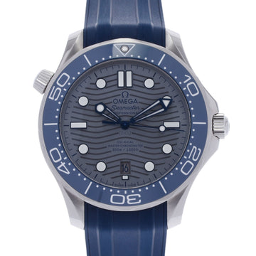OMEGA Seamaster Co-Axial Master Chronometer 210.32.42.20.06.001 Men's SS Rubber Watch Automatic Winding Gray Dial