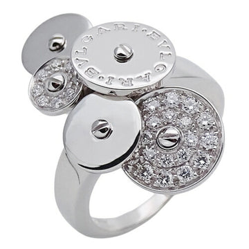 BVLGARI Ring Women's 750WG Diamond Chiklady White Gold Approx. No. 11.5 Polished