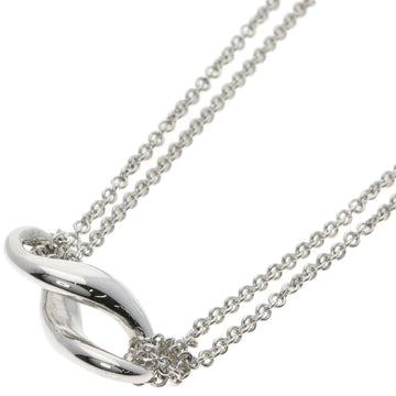 TIFFANY Figure Eight Necklace Silver Women's &Co.