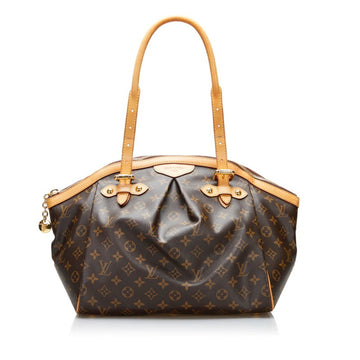 Louis Vuitton Monogram Tivoli GM Handbag M40144 Brown PVC Leather Ladies LOUIS VUITTON