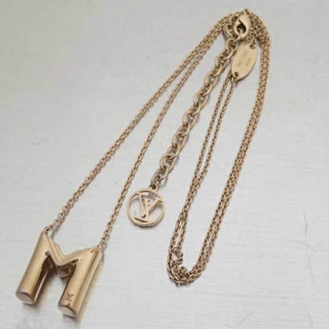 LOUIS VUITTON necklace LV & Me Letter M metal gold unisex M61068