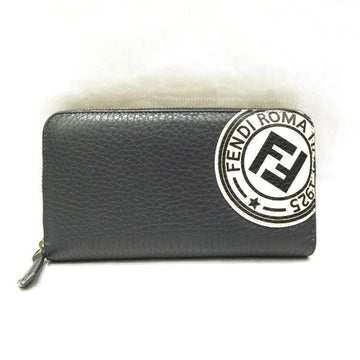 FENDI 7M0210 round zipper long wallet unisex