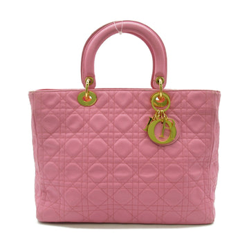 Dior Tote Bag Pink leather