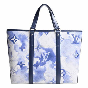 LOUIS VUITTON Monogram Water Color Weekend Tote GM Bag M45755 Blue