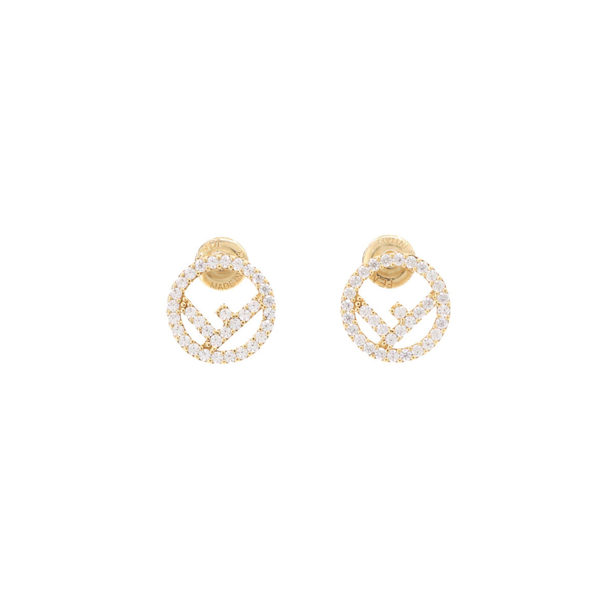 Fendi f outlet earrings