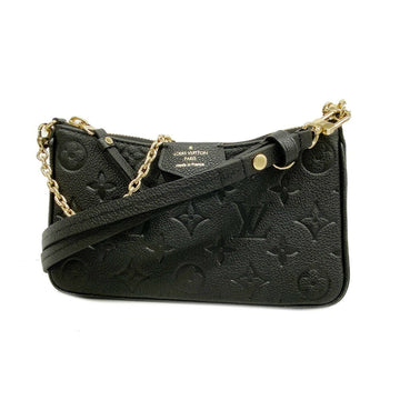 LOUIS VUITTON Shoulder Bag Monogram Empreinte Easy Pouch M80349 Noir Ladies