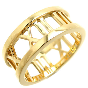 TIFFANY 750YG Atlas Open Women's Ring 750 Yellow Gold No. 7