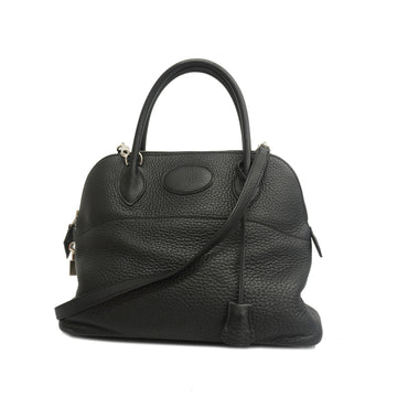 HERMESAuth  Bolide Bolide 31 J Engraved Leather Handbag,Shoulder Bag