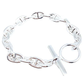 HERMES Chaine d'Ancle MM 19 frames Ag925 SV925 Silver Bracelet Accessory Accessories Fashion Women's Men's Unisex