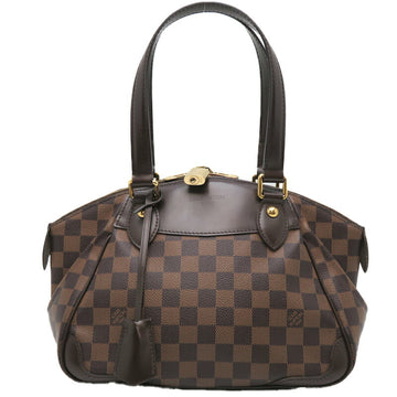 LOUIS VUITTON Verona PM Women's Handbag N41117 Damier Brown