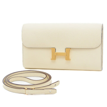 HERMES Constance Two Go Shoulder Bag Epson Nata Gold Hardware B Engraved