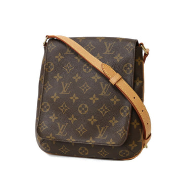 LOUIS VUITTON Shoulder Bag Monogram Musette Salsa M51387 Brown Women's Canvas